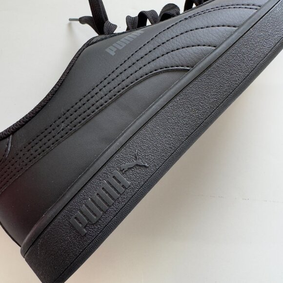 NWT Puma Smash V2 Sneakers Black - Picture 10 of 12